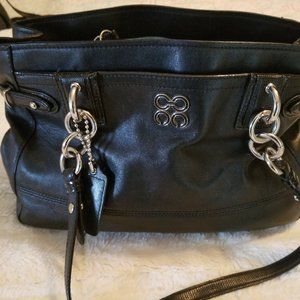 COACH COLETTE LEATHER CARRYALL BAG